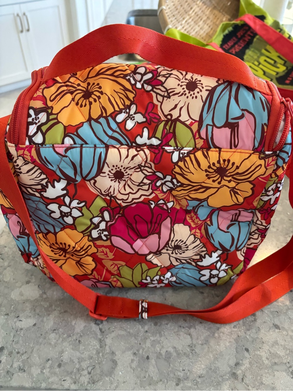 Vera Bradley Floral Lunch Tote Bag in Multi-Color
